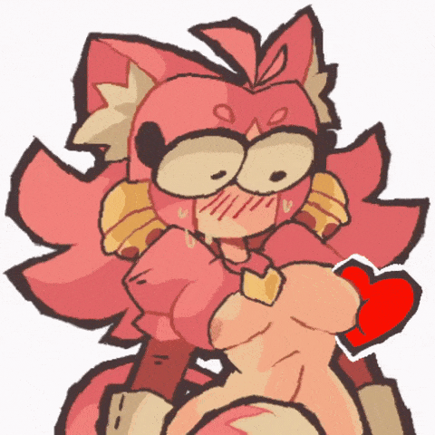 Mad Mew Mew & Soul (Deltarune) Rule 34 GIF – Breasts