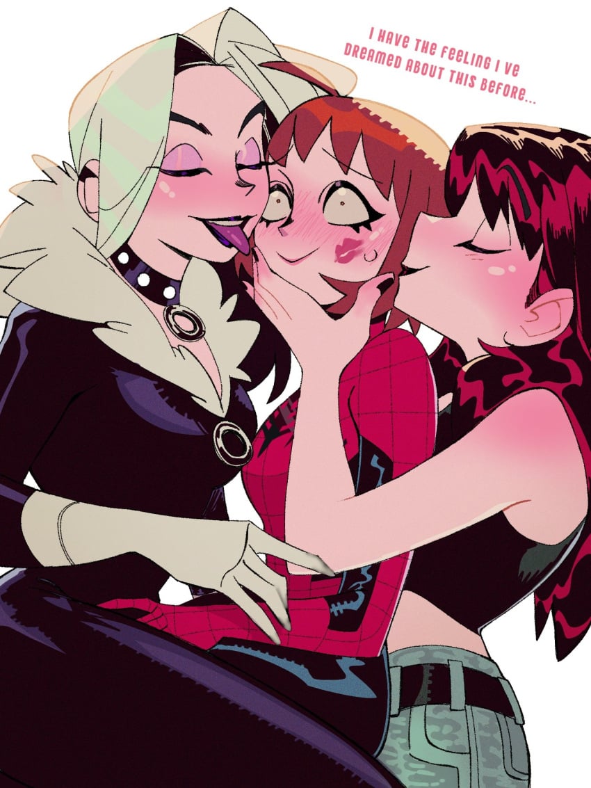 Black Cat & Felicia Hardy (Marvel) Rule 34 – 3women