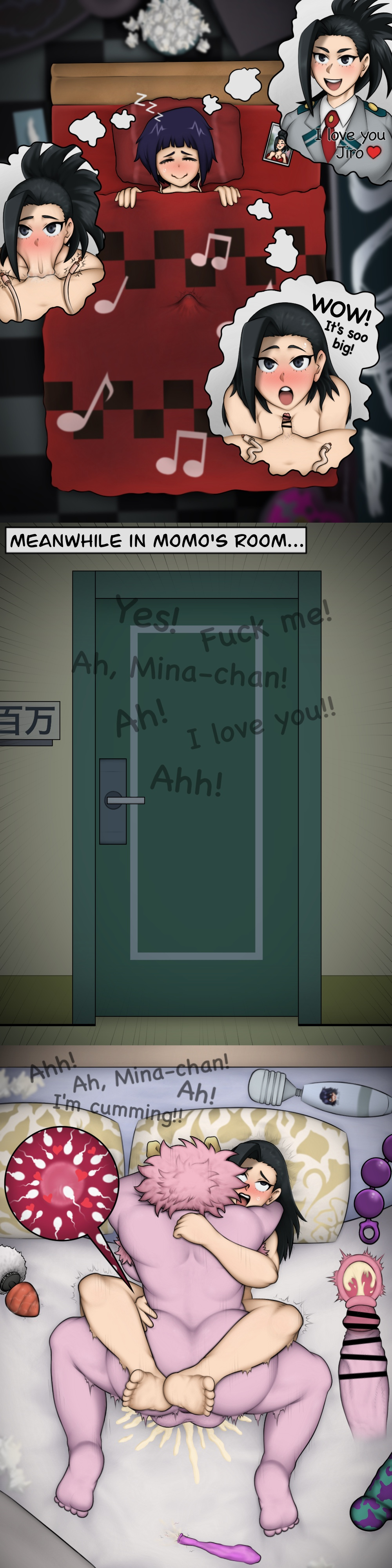 Kyoka Jiro & Mina Ashido (My Hero Academia) Rule 34