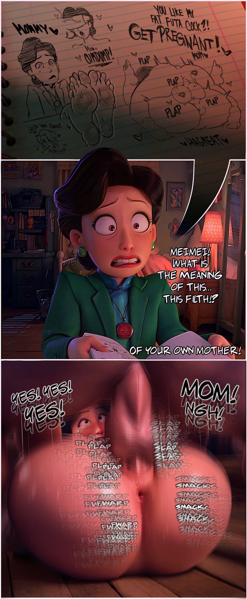 Mei Lee & Ming Lee (Disney) Rule 34 – Anus