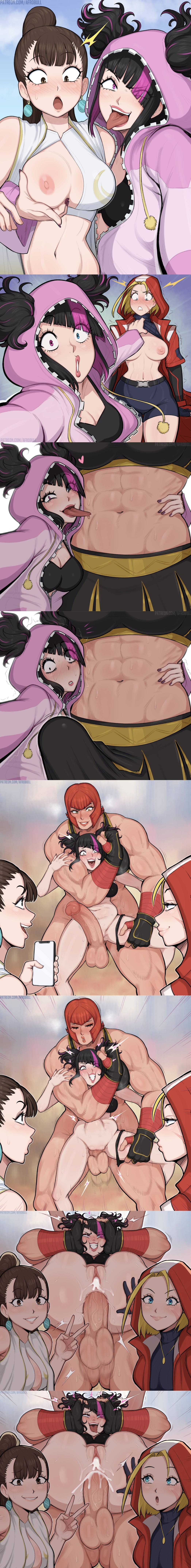 Cammy White & Chun-li (Street Fighter) Rule 34