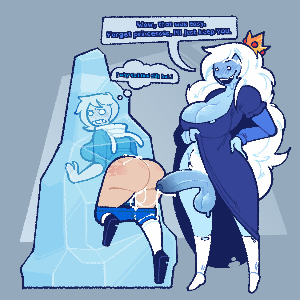 Fionna The Human Girl & Ice Queen (Adventure Time) Rule 34