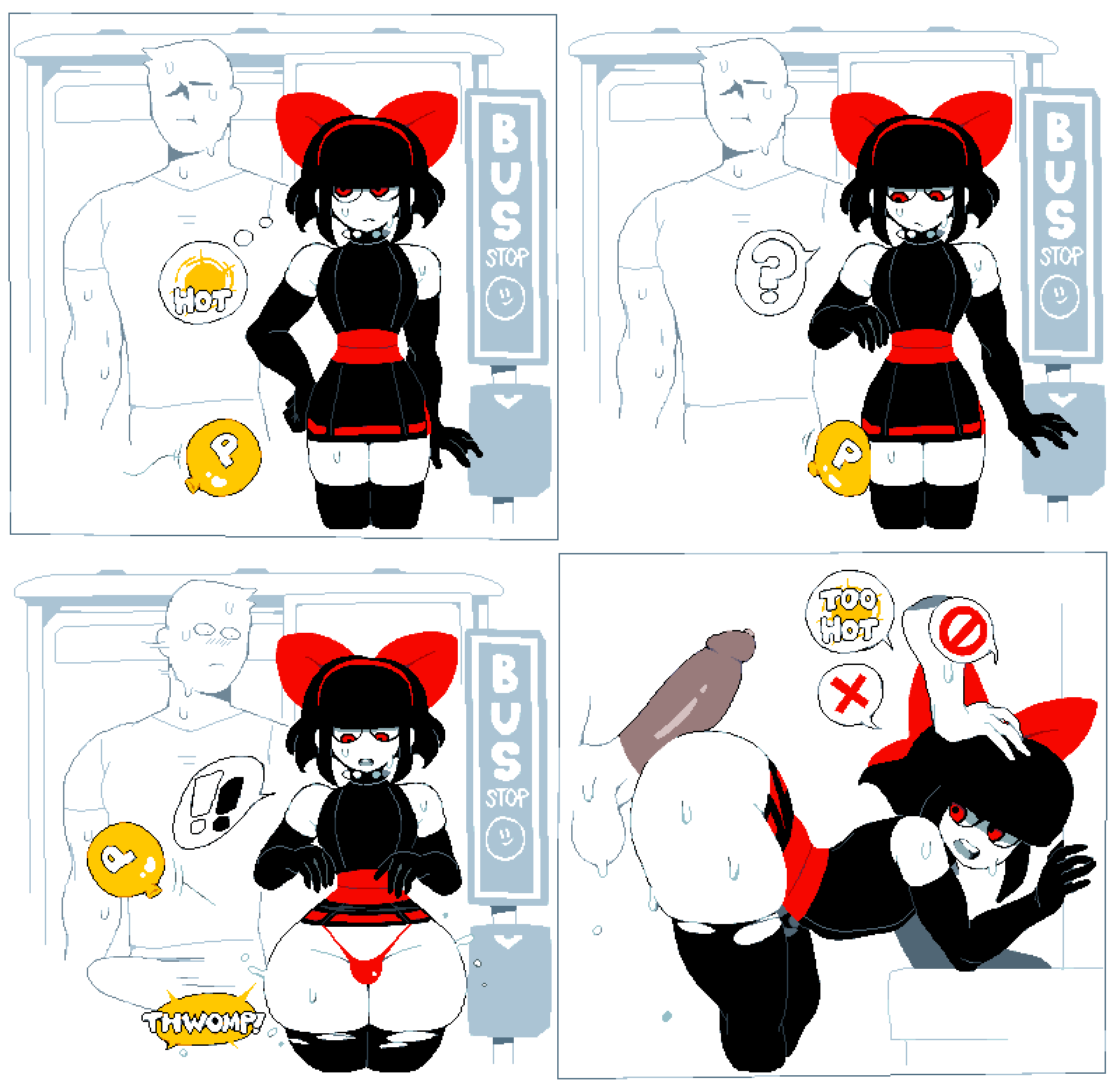 Anon & Background Character (Mario) Rule 34 – Arched Back