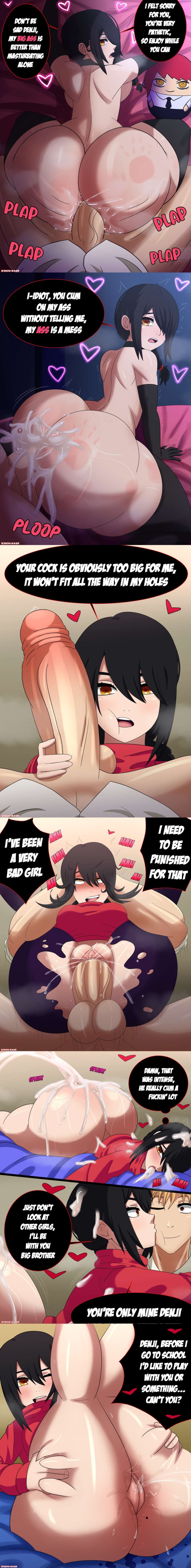 Denji & Makima (Chainsaw Man) Rule 34 – 5 Fingers