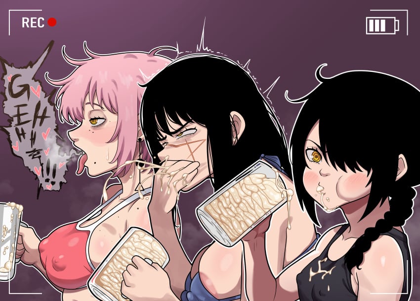 Death Devil & Nayuta (Chainsaw Man) Rule 34 – Areolae