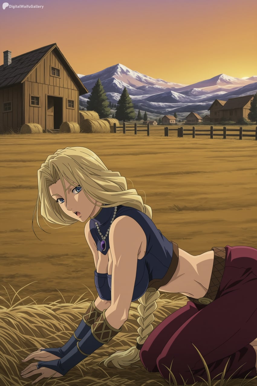 Valkyrie Sigurd (Ikusa Otome Suvia) Rule 34 – All Fours