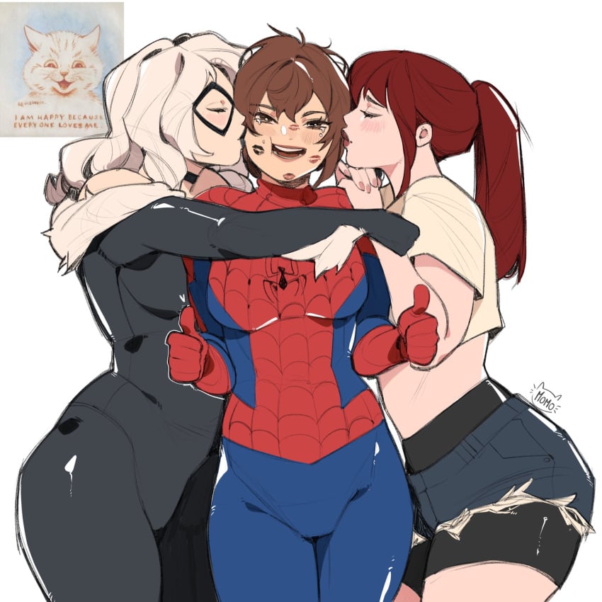 Black Cat & Felicia Hardy (Marvel) Rule 34 – Big Breasts