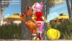 Amy Rose Sonic Rule 34 – Futanari Animation