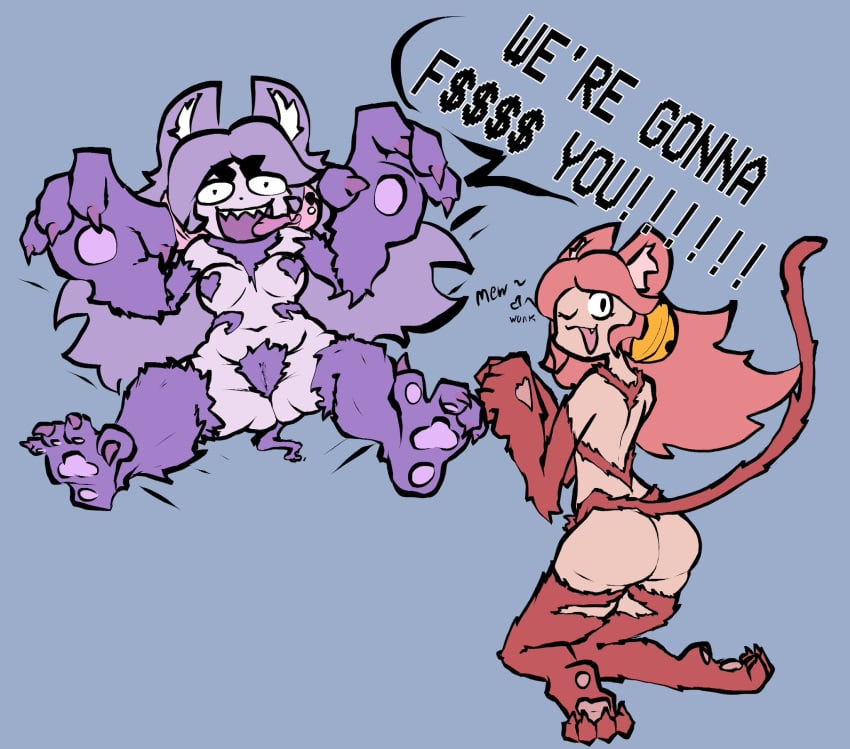 Felicia (darkstalkers) & Mad Dummy Rule 34 – Barely Visible Genitalia