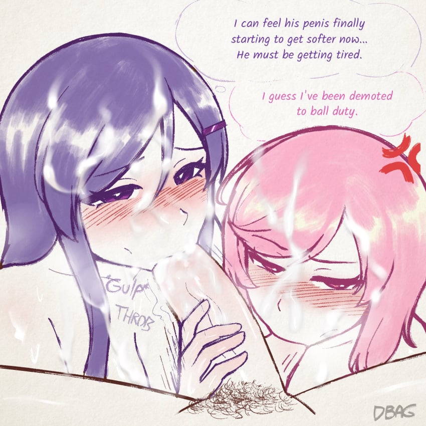 Natsuki Doki Doki Literature Club Rule 34 – Blowjob Pic #4