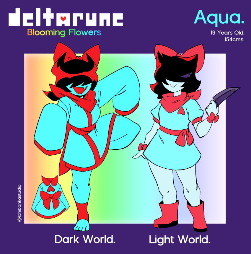 Aqua (Deltarune) Rule 34 – Bare Thighs