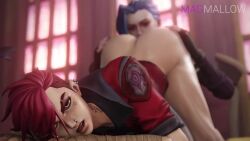 Arcane Jinx & Arcane Vi Rule 34 Video – Anilingus