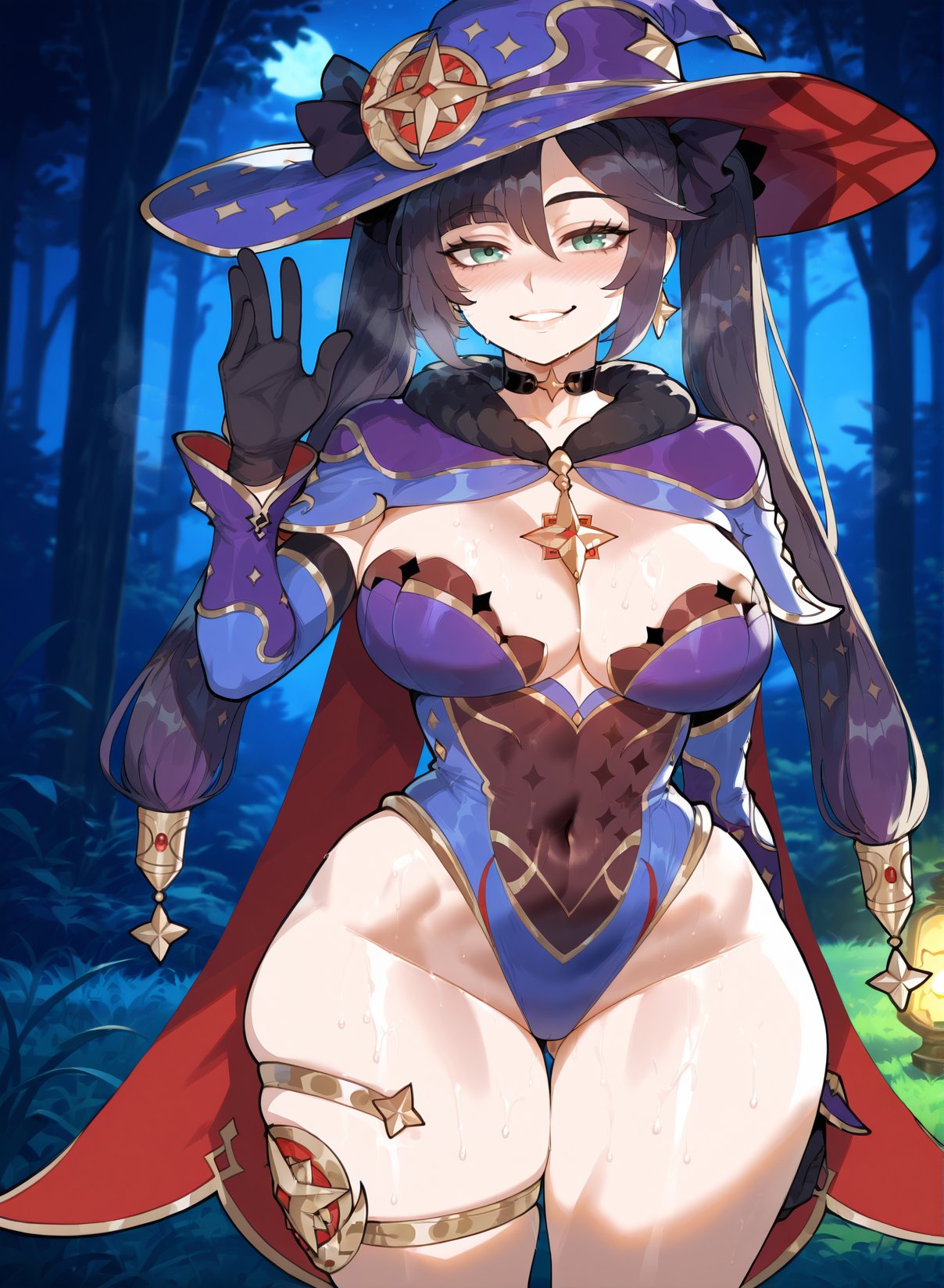 Mona (Genshin Impact) Rule 34 – Bare Thighs