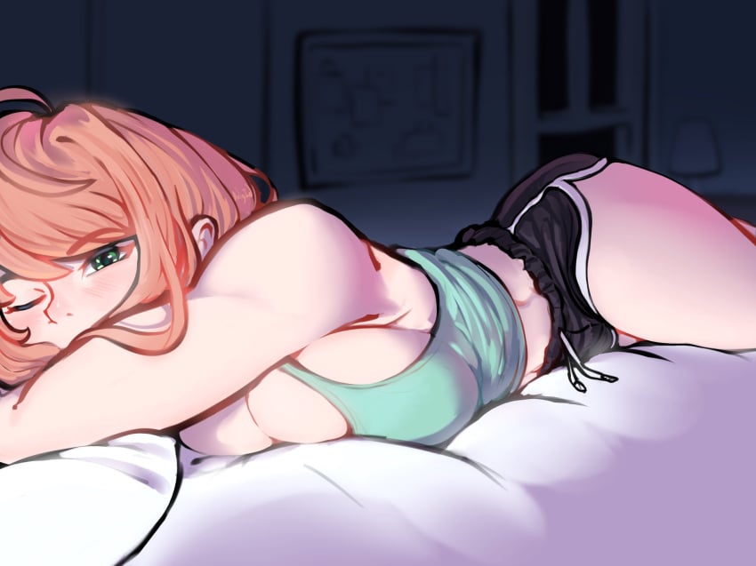 Monika (Doki Doki Literature Club) Rule 34 – Camera Flash