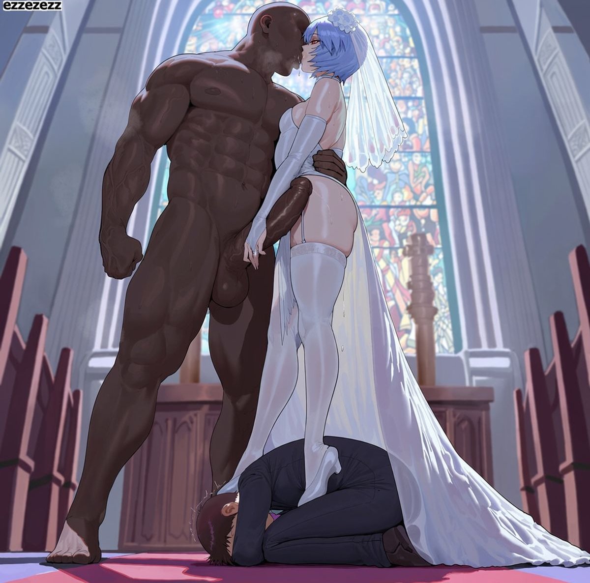 Ayanami Rei & Ikari Shinji (Evangelion) Rule 34