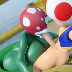 Piranha Plant & Toad (Mario) Rule 34 Video – :>=