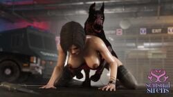 Ada Wong & Cerberus (Capcom) Rule 34 Video – Anus