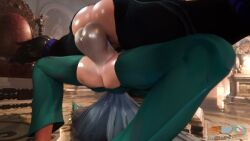 Ami Han & Black Cat (Marvel) Rule 34 Video – Ass Jiggle