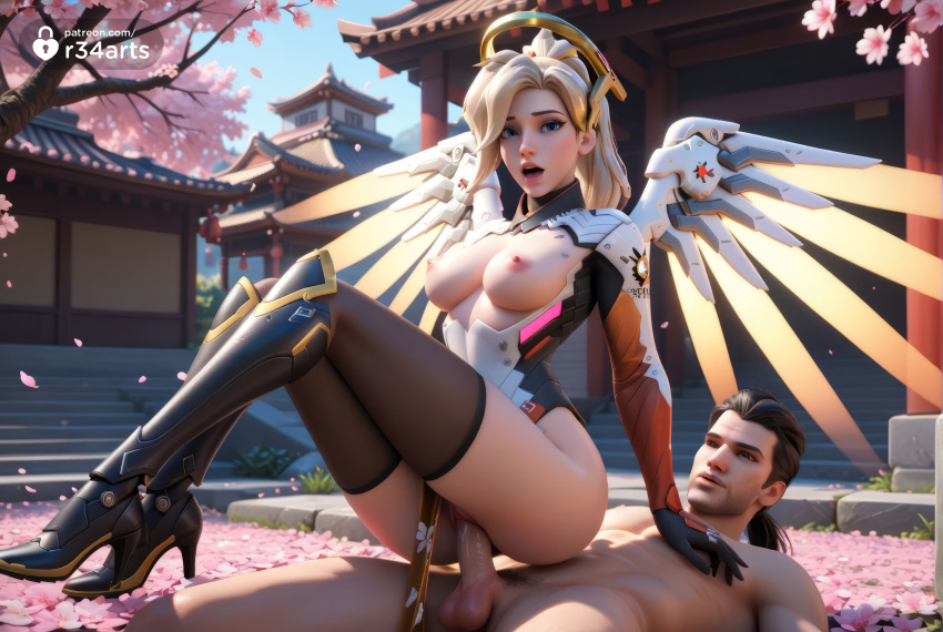 Angela Ziegler & Mercy (Blizzard Entertainment) Rule 34