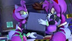 Amy Rose & Blaze The Cat (Sonic) Rule 34 Video