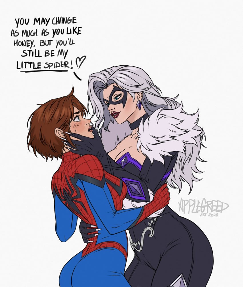 Black Cat & Black Cat (Marvel) Rule 34 – Big Breasts