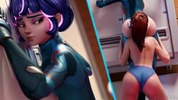 Academy D.va & D.va (Blizzard Entertainment) Rule 34 Video
