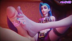 Jinx (League Of Legends) Rule 34 Video – Blue Toenails