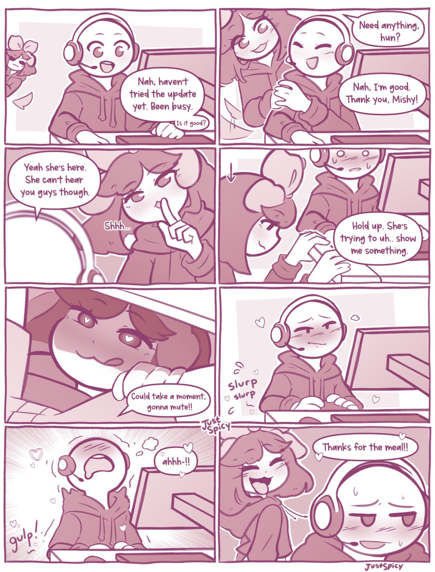 Mishy (dog Form) & Mishy (Original) Rule 34 – Back Arching Orgasm
