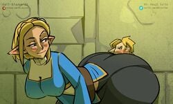 Link & Princess Zelda (Nintendo) Rule 34 Video