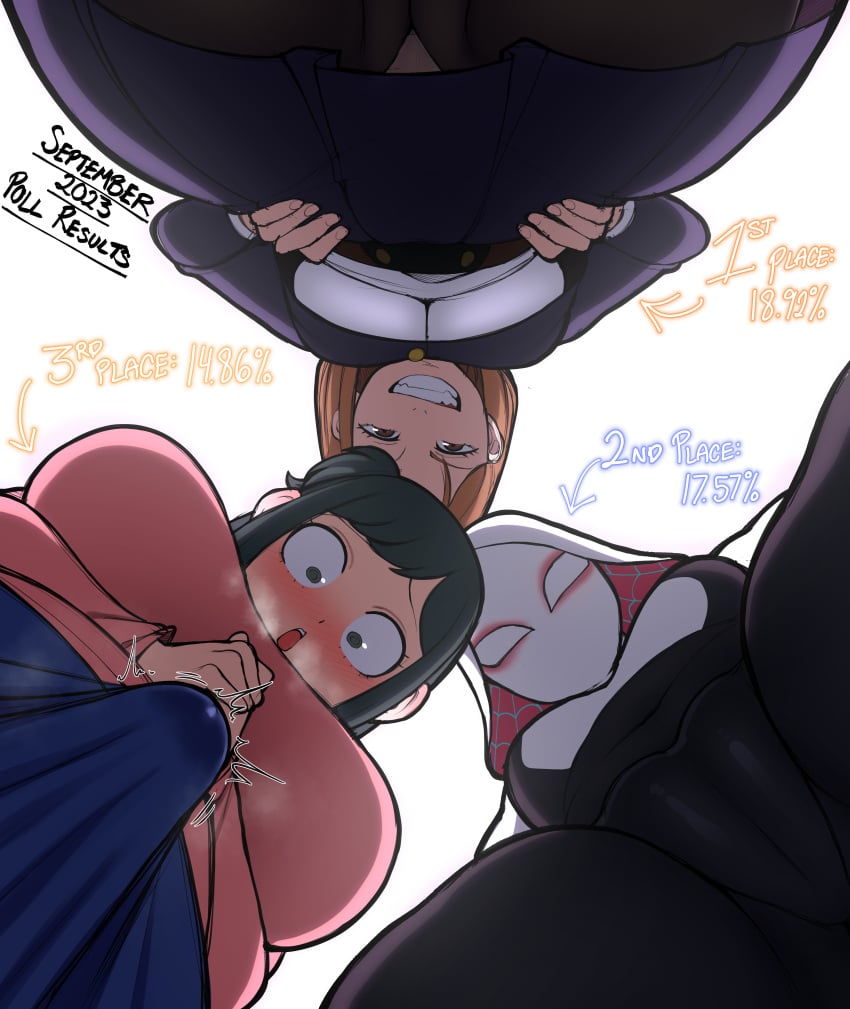 Gwen Stacy & Inko Midoriya (Jujutsu Kaisen) Rule 34