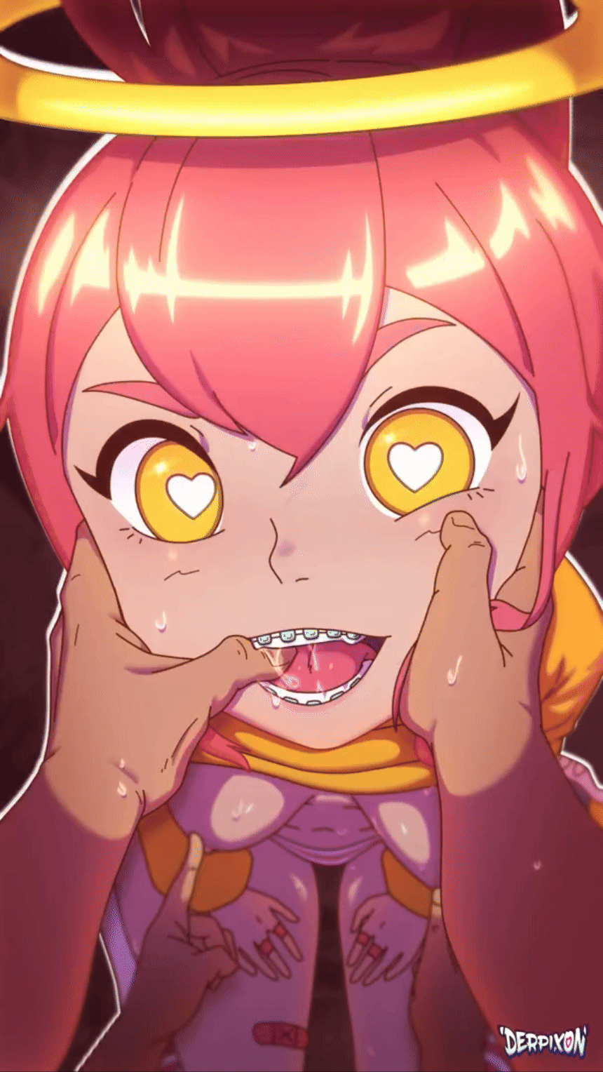 Sunny (Party Games) Rule 34 GIF – Areolae