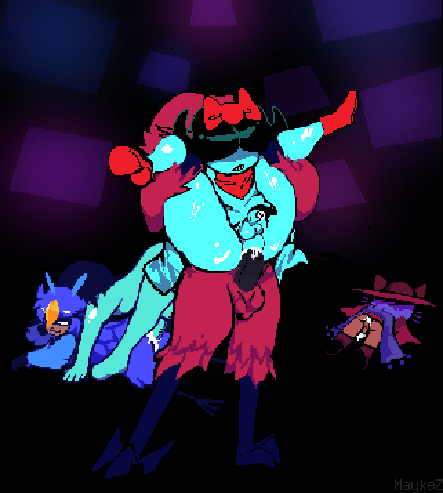 Alula & Aqua (Deltarune) Rule 34 – Balls