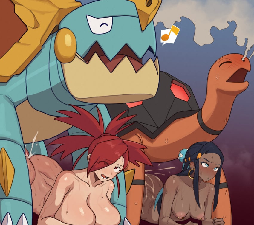 Drednaw & Flannery (Pokemon Rse) Rule 34 – Ahe Gao