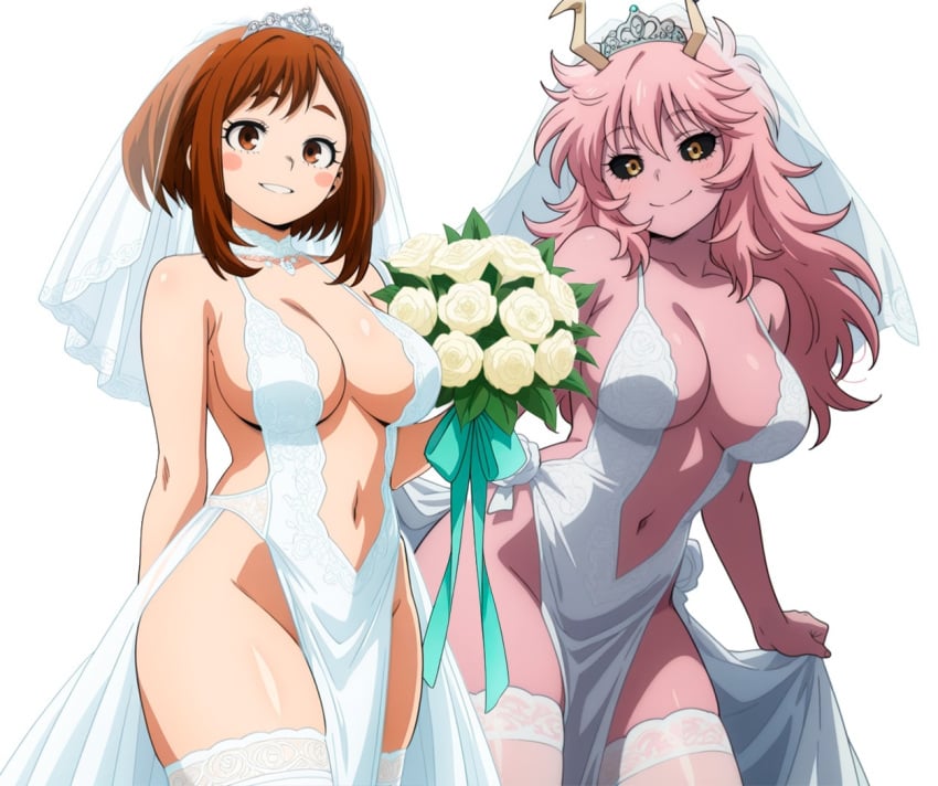 Ashido Mina & Mina Ashido (Boku No Hero Academia) Rule 34