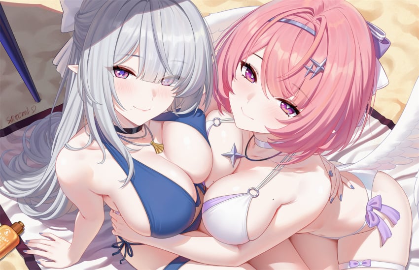 Remielle & Remielle Dan (Hoyoverse) Rule 34 – Beach