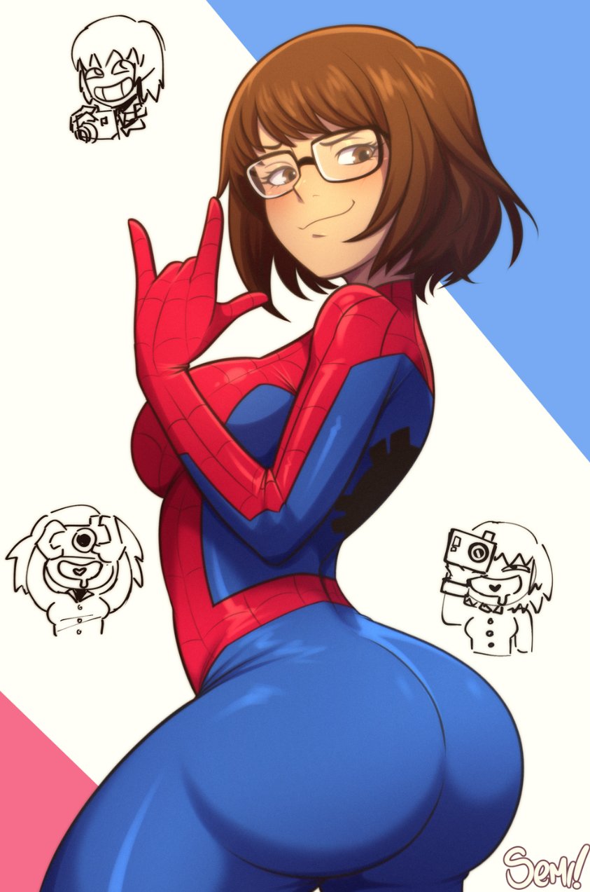 Petra Parker & Spider-woman (Marvel) Rule 34 – Ass