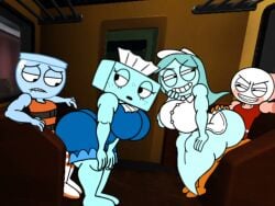 Gigi & Tisha Dandy's World Rule 34 – Anal Sex Animation