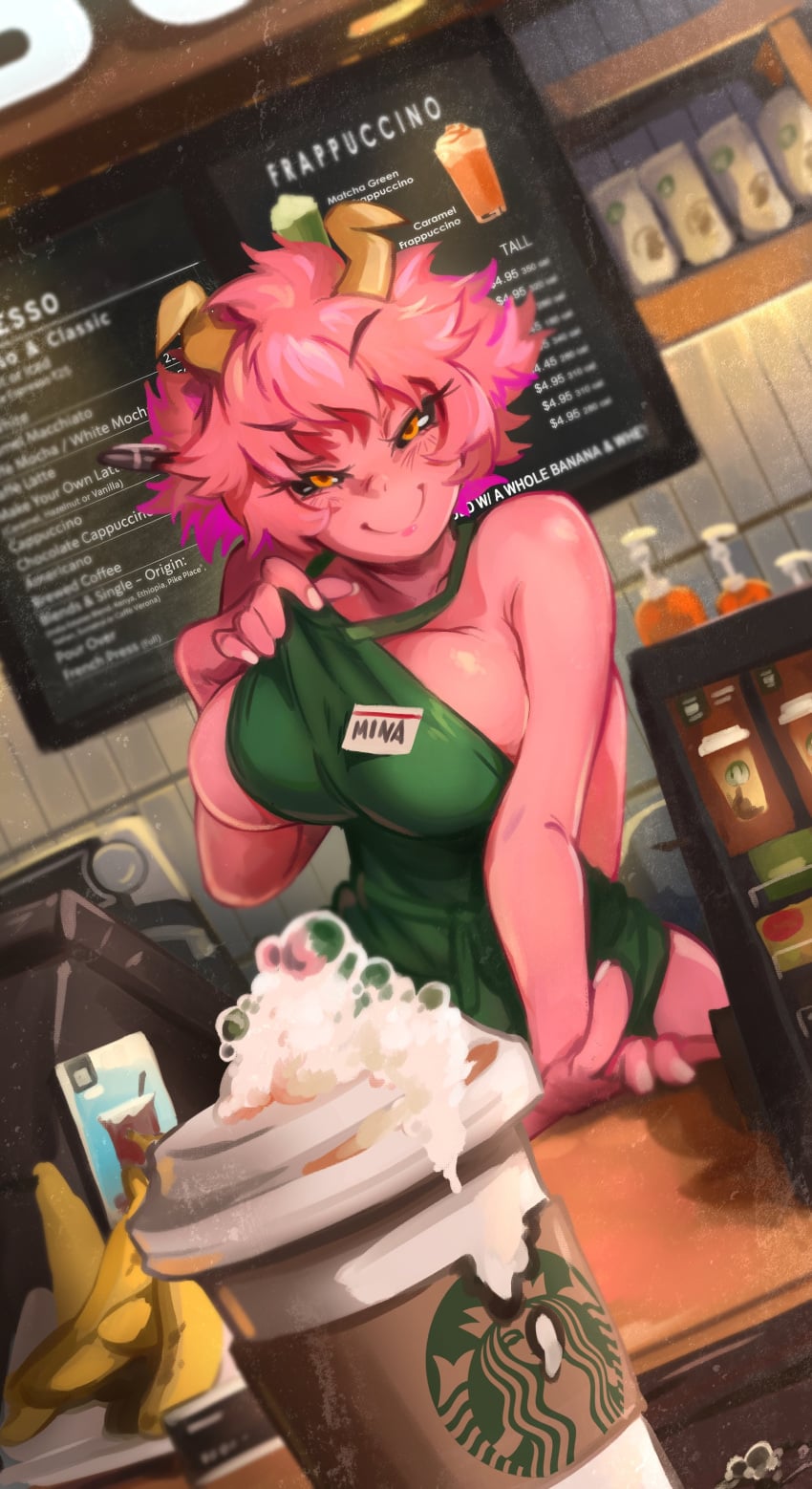 Mina Ashido (My Hero Academia) Rule 34 – Acid