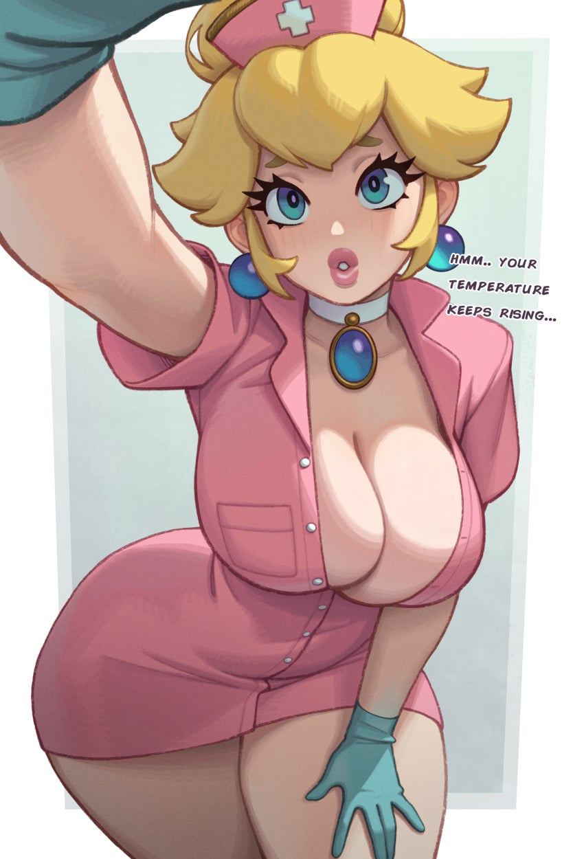 Nurse Peach & Princess Peach (Dr. Mario) Rule 34