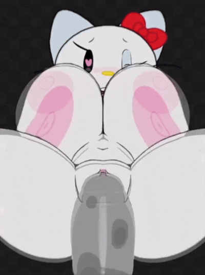 Hello Kitty & Kitty White (Beat Banger) Rule 34 GIF