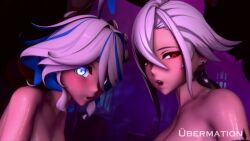 Arlecchino & Furina (Genshin Impact) Rule 34 Video