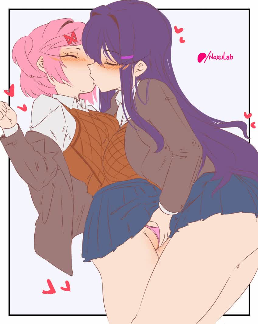 Natsuki & Yuri (Doki Doki Literature Club) Rule 34