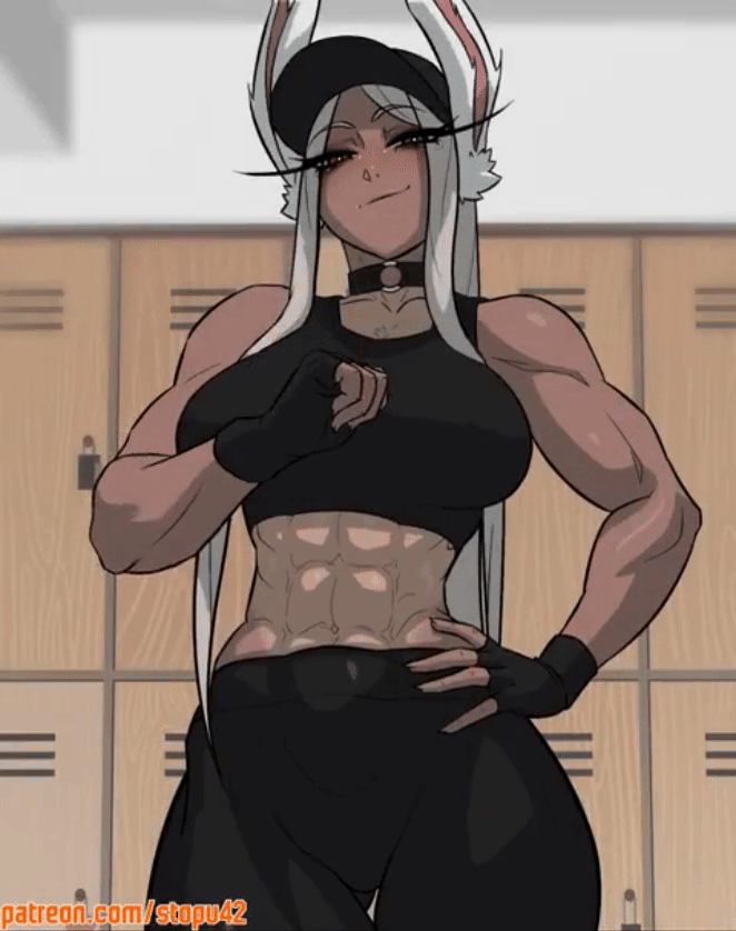 Mirko & Miruko (Boku No Hero Academia) Rule 34 GIF