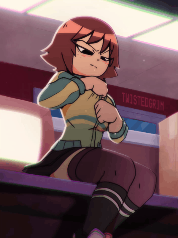 Kim Pine (Scott Pilgrim) Rule 34 GIF – Barely Contained