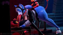 Blitzo & Krystal (Helluva Boss) Rule 34 Video – Abs
