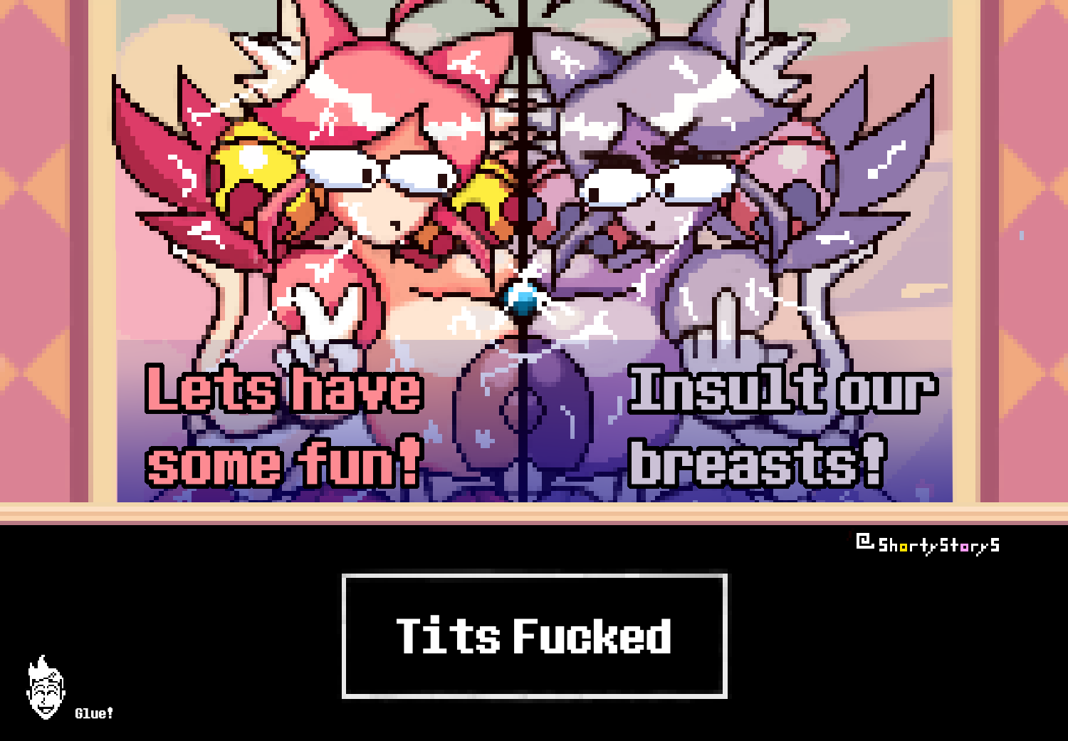 Flowery & Mad Dummy (Deltarune) Rule 34 – Cumshot