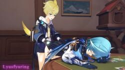 Eula & Mika (Genshin Impact) Rule 34 Video – Aroused