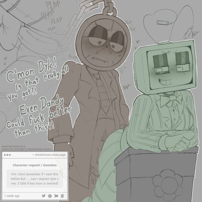 Dyle & Vee (Dandy's World) Rule 34 – Backshots