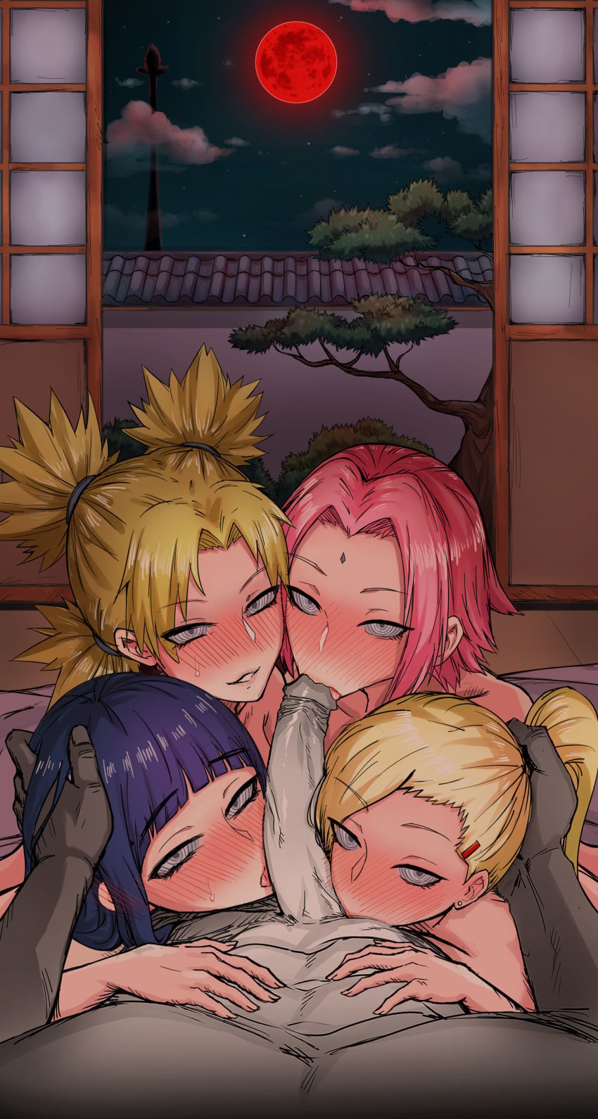 Hyuuga Hinata & Ino Yamanaka (Naruto) Rule 34 – Balls