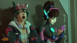 Athleisure Kiriko & D.va (Overwatch) Rule 34 Video